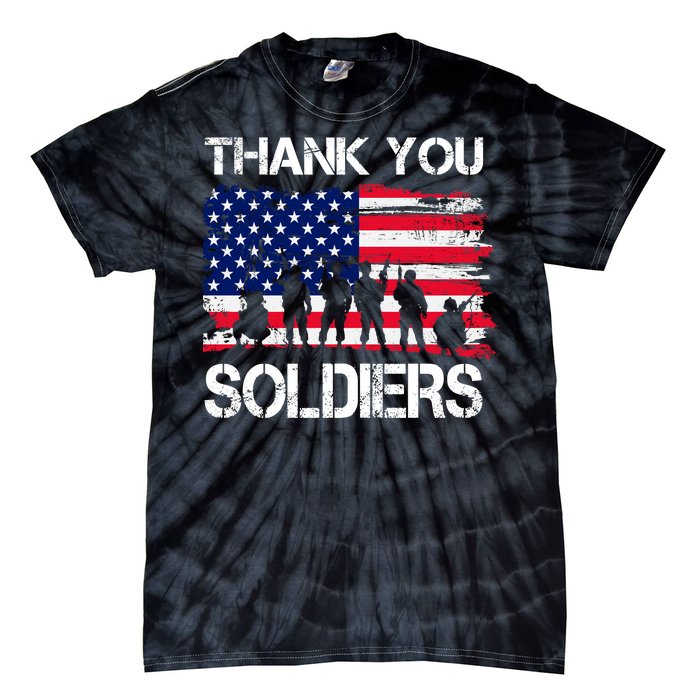 Thank You Soldiers Tie-Dye T-Shirt