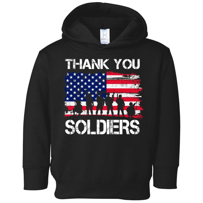 Thank You Soldiers Toddler Hoodie