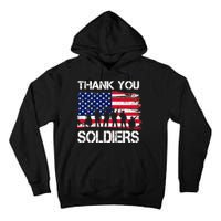 Thank You Soldiers Tall Hoodie