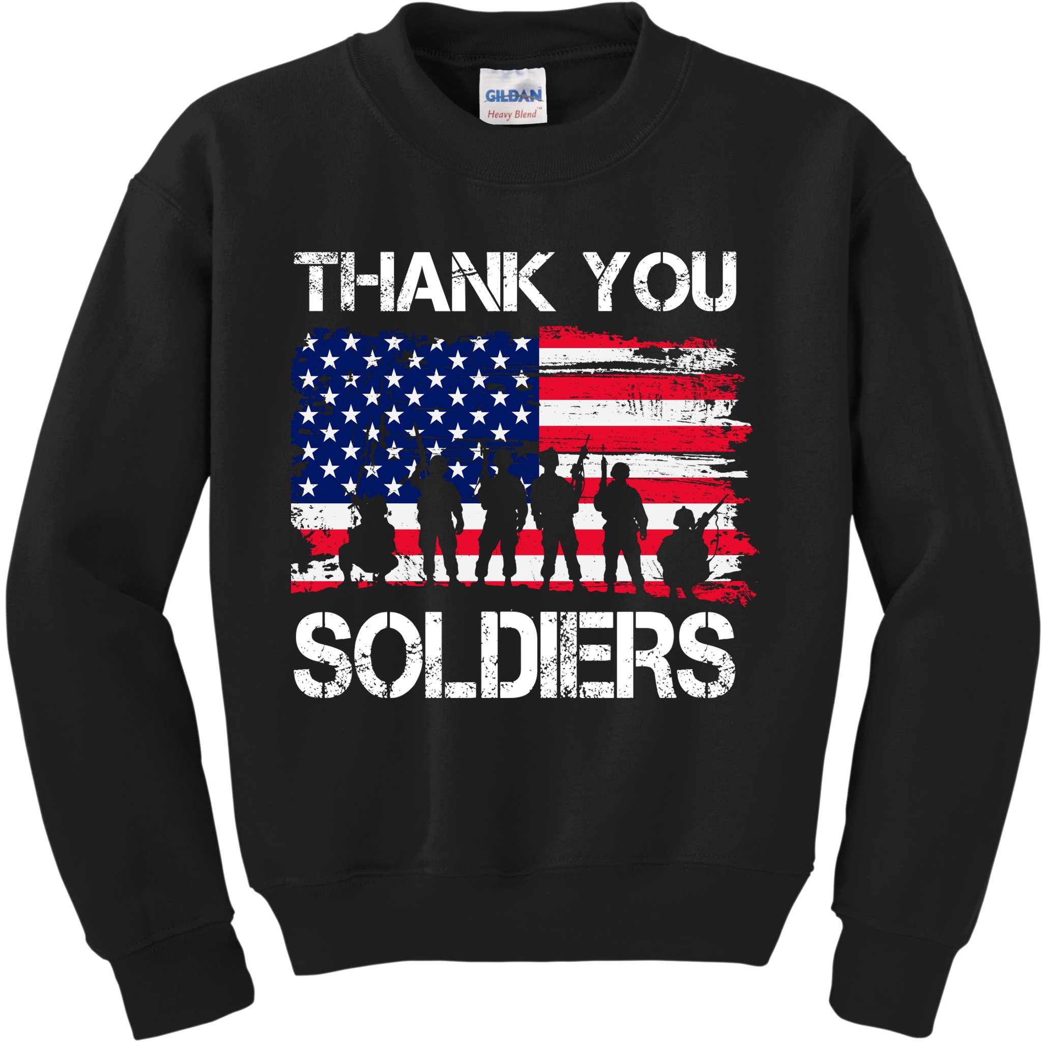 Thank You Soldiers Kids Sweatshirt