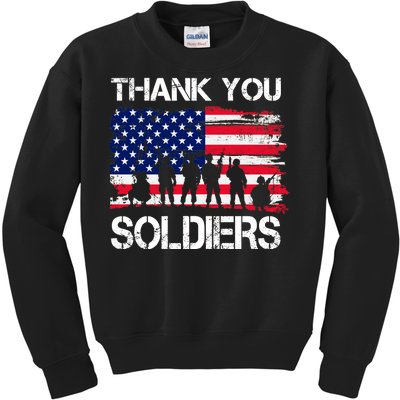 Thank You Soldiers Kids Sweatshirt