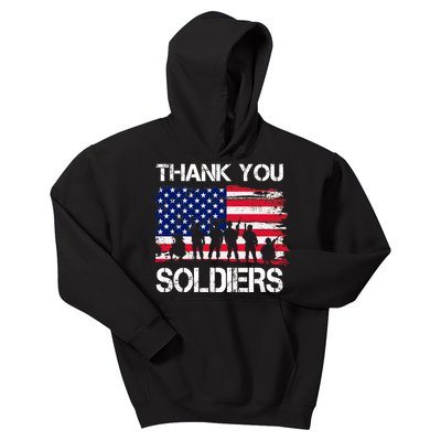 Thank You Soldiers Kids Hoodie