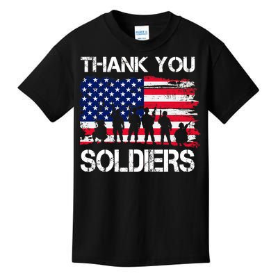 Thank You Soldiers Kids T-Shirt