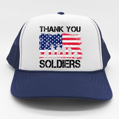 Thank You Soldiers Trucker Hat