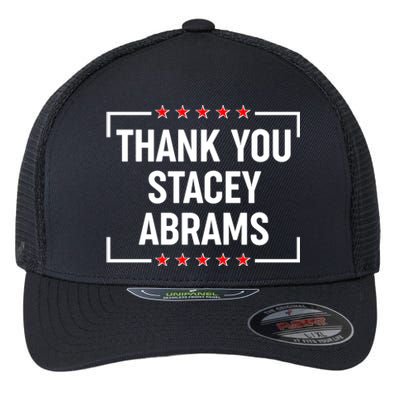 Thank You Stacey Abrams Flexfit Unipanel Trucker Cap