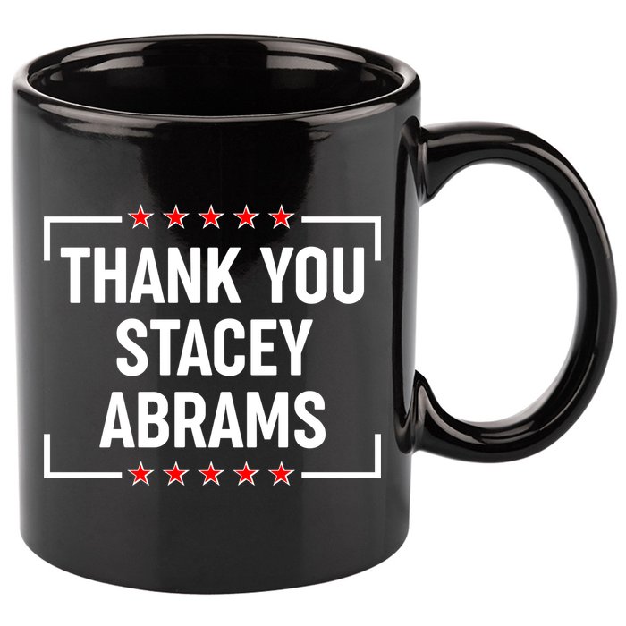 Thank You Stacey Abrams 11oz C Handle Ceramic Mug