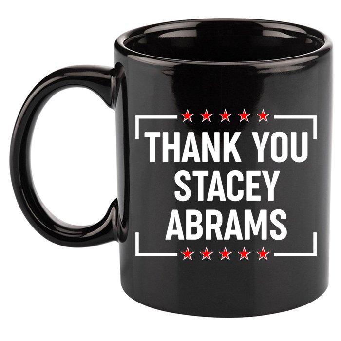 Thank You Stacey Abrams 11oz C Handle Ceramic Mug
