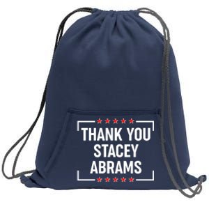 Thank You Stacey Abrams Sweatshirt Cinch Pack Bag