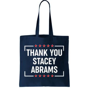 Thank You Stacey Abrams Tote Bag