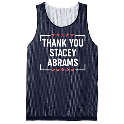 Thank You Stacey Abrams Mesh Reversible Basketball Jersey Tank