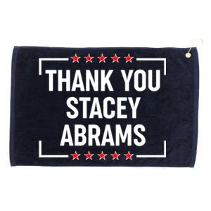 Thank You Stacey Abrams Grommeted Golf Towel