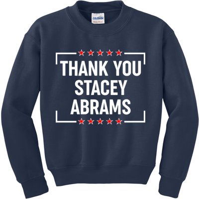 Thank You Stacey Abrams Kids Sweatshirt