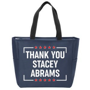 Thank You Stacey Abrams Zip Tote Bag