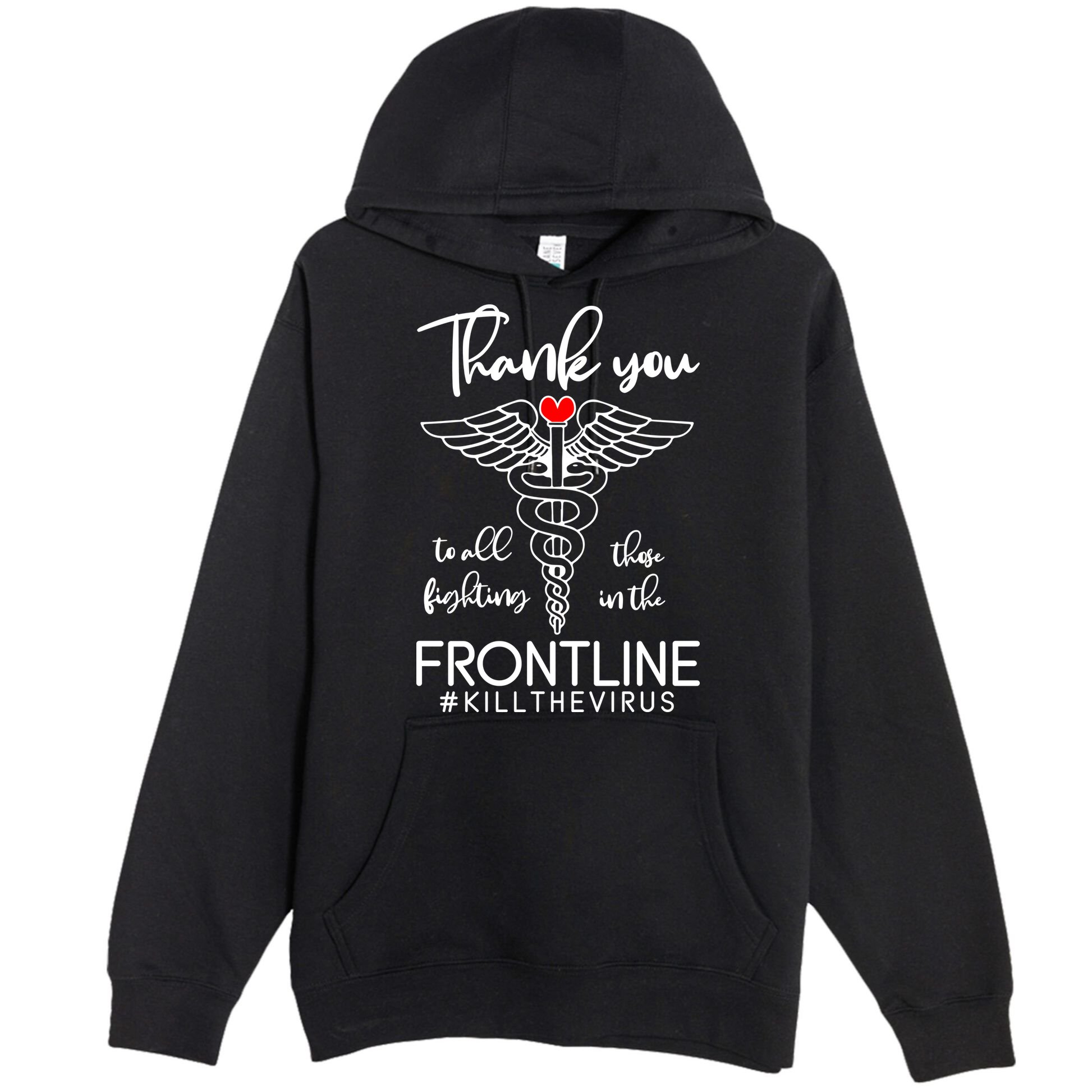Thank You To All Those Fighting In The Frontline Premium Pullover Hoodie