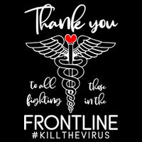 Thank You To All Those Fighting In The Frontline Wool Snapback Cap