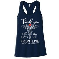 Thank You To All Those Fighting In The Frontline Womens Tank Top