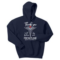 Thank You To All Those Fighting In The Frontline Kids Hoodie