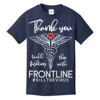 Thank You To All Those Fighting In The Frontline Kids T-Shirt