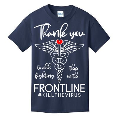 Thank You To All Those Fighting In The Frontline Kids T-Shirt