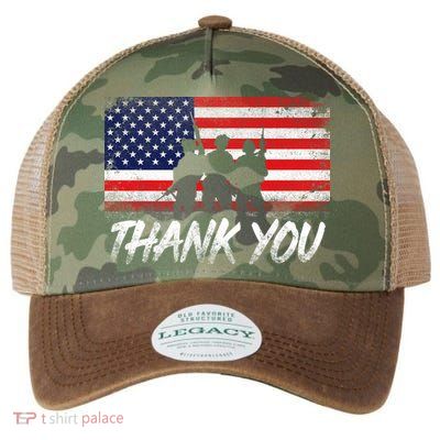 Thank You USA Troops Legacy Tie Dye Trucker Hat