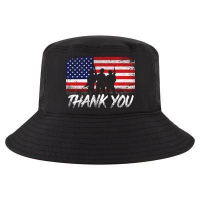 Thank You USA Troops Cool Comfort Performance Bucket Hat