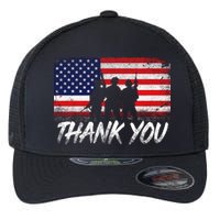 Thank You USA Troops Flexfit Unipanel Trucker Cap