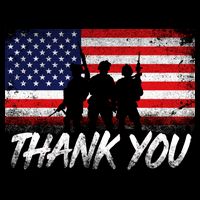 Thank You USA Troops Cooling Performance Crew T-Shirt
