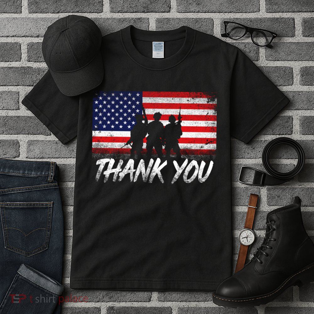 Thank You USA Troops Tall T-Shirt