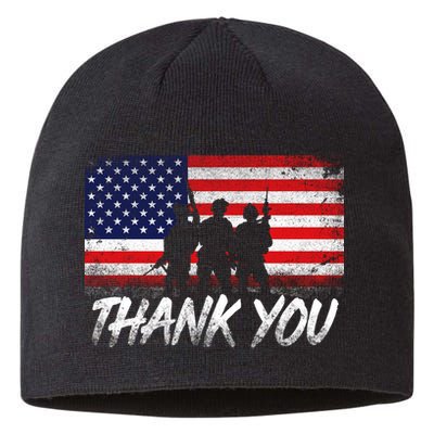 Thank You USA Troops Sustainable Beanie