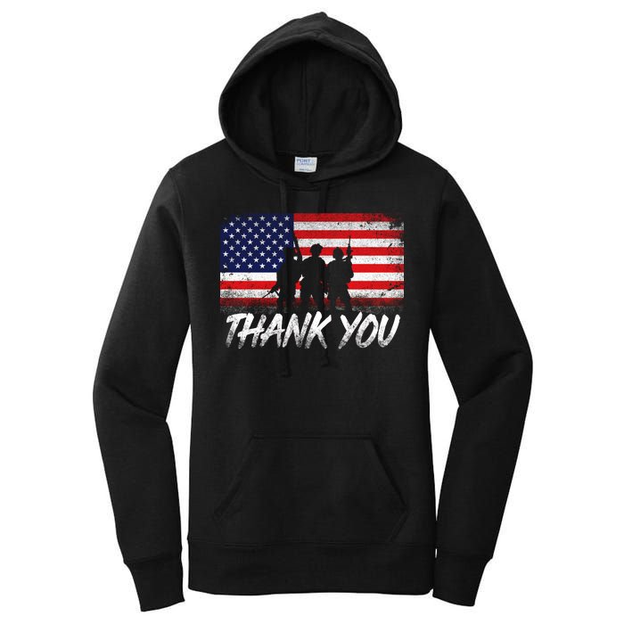 Thank You USA Troops Women's Pullover Hoodie