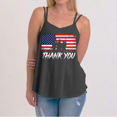 Thank You USA Troops Women's Strappy Tank