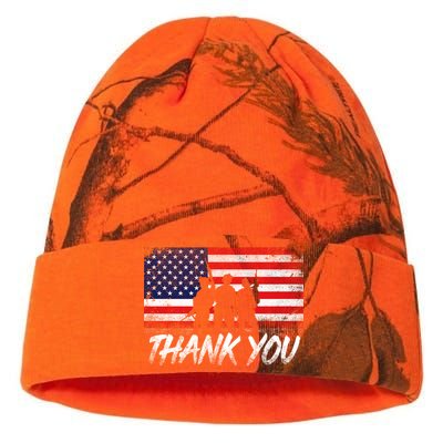 Thank You USA Troops Kati Licensed 12" Camo Beanie