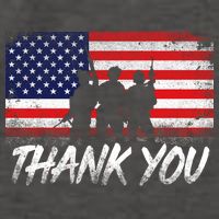 Thank You USA Troops Vector Backpack