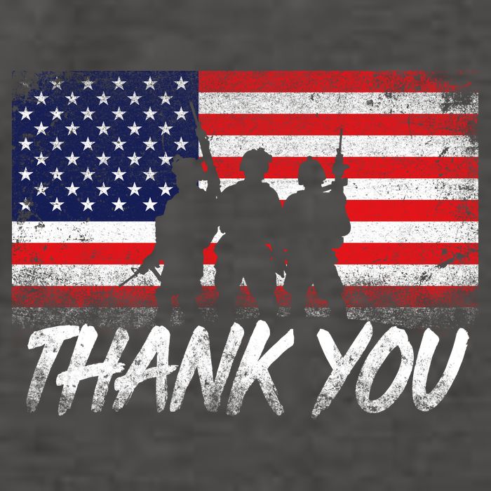 Thank You USA Troops Vector Backpack