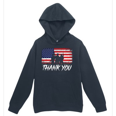 Thank You USA Troops Urban Pullover Hoodie