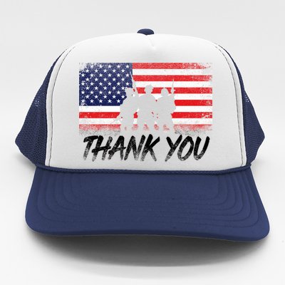 Thank You USA Troops Trucker Hat