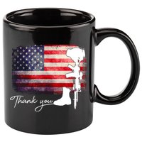 Thank You Veterans Memorial Day 11oz C Handle Ceramic Mug