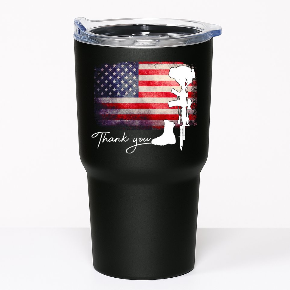 Thank You Veterans Memorial Day Tumbler