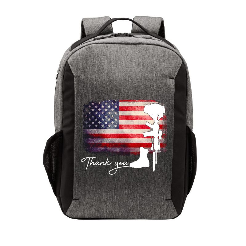 Thank You Veterans Memorial Day Vector Backpack