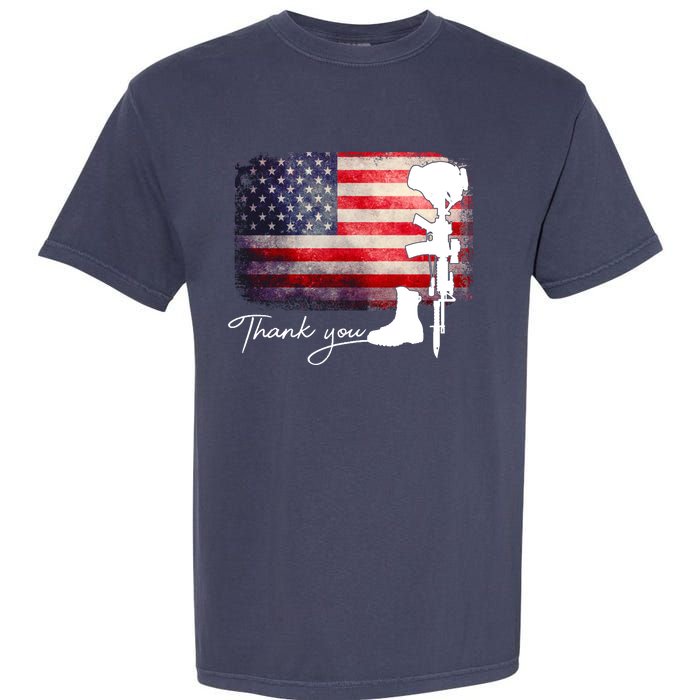 Thank You Veterans Memorial Day Garment-Dyed Heavyweight T-Shirt