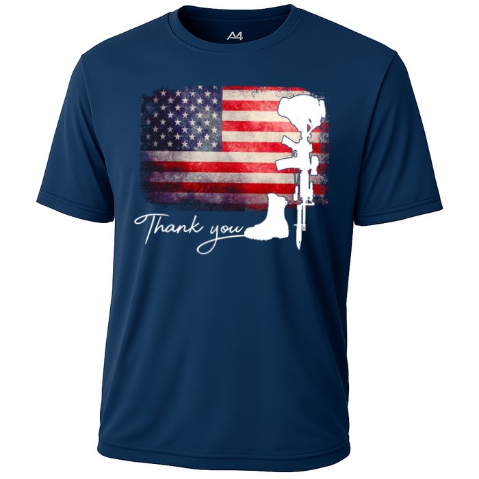 Thank You Veterans Memorial Day Cooling Performance Crew T-Shirt