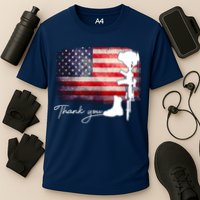 Thank You Veterans Memorial Day Cooling Performance Crew T-Shirt