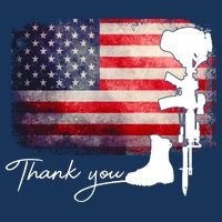 Thank You Veterans Memorial Day Cooling Performance Crew T-Shirt