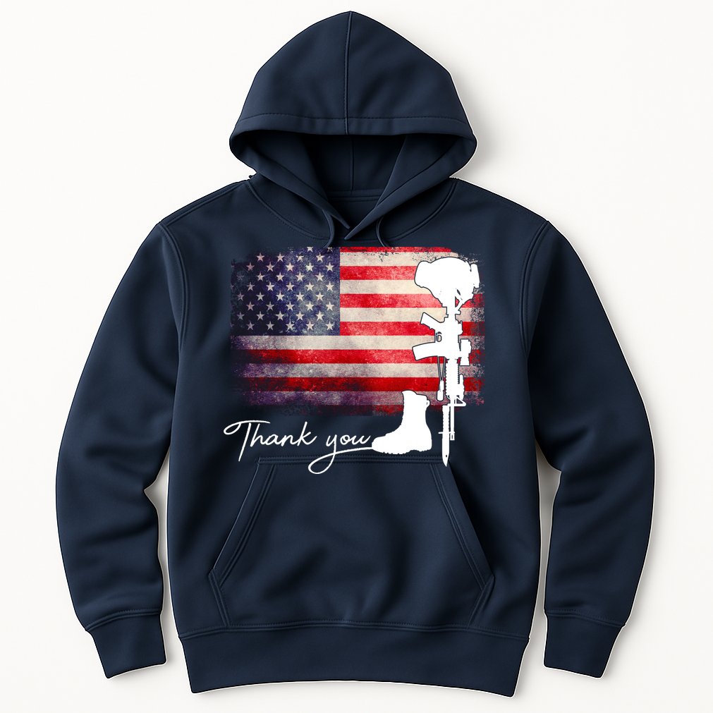 Thank You Veterans Memorial Day Hoodie