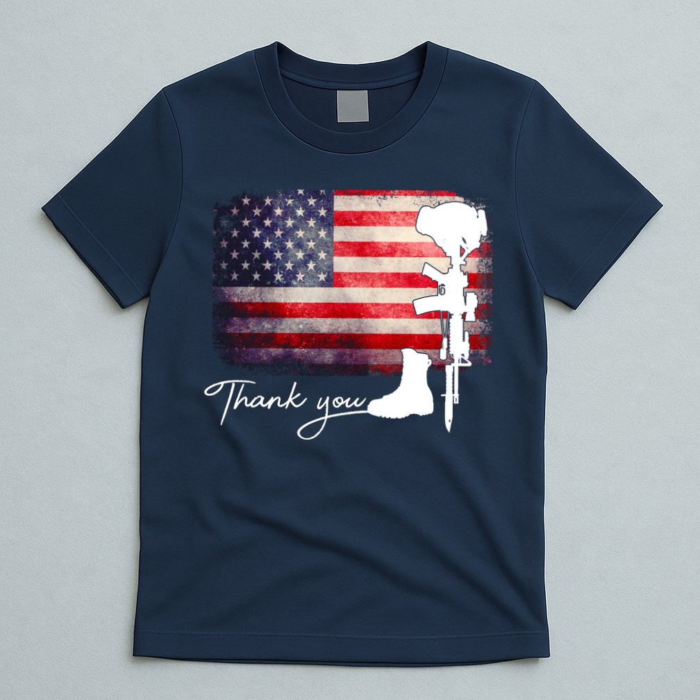 Thank You Veterans Memorial Day T-Shirt
