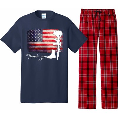 Thank You Veterans Memorial Day Pajama Set