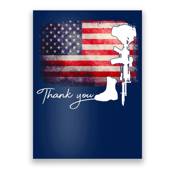 Thank You Veterans Memorial Day Poster