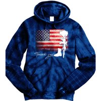 Thank You Veterans Memorial Day Tie Dye Hoodie