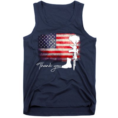 Thank You Veterans Memorial Day Tank Top