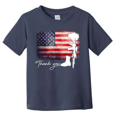 Thank You Veterans Memorial Day Toddler T-Shirt